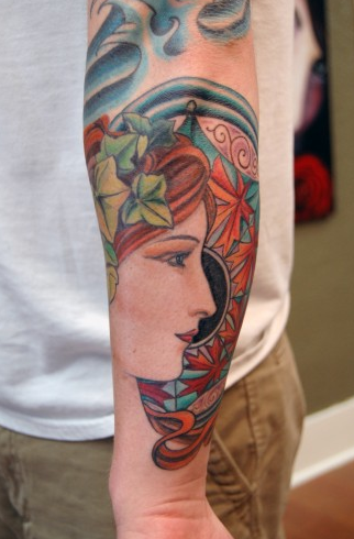Tattoos - Realistic Woman Tattoo - 63938